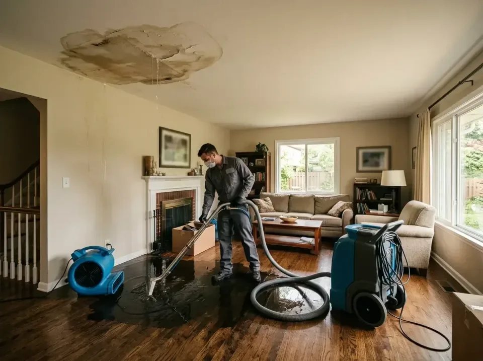 attic-pipe-burst-ceiling-drip-008 — frequently asked questions, Water Damage Restoration & Carpet Care in Paris, TN